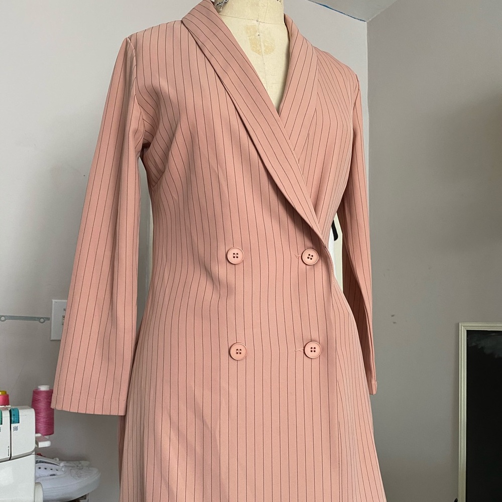 •SOLD•Pinstripe blazer dress